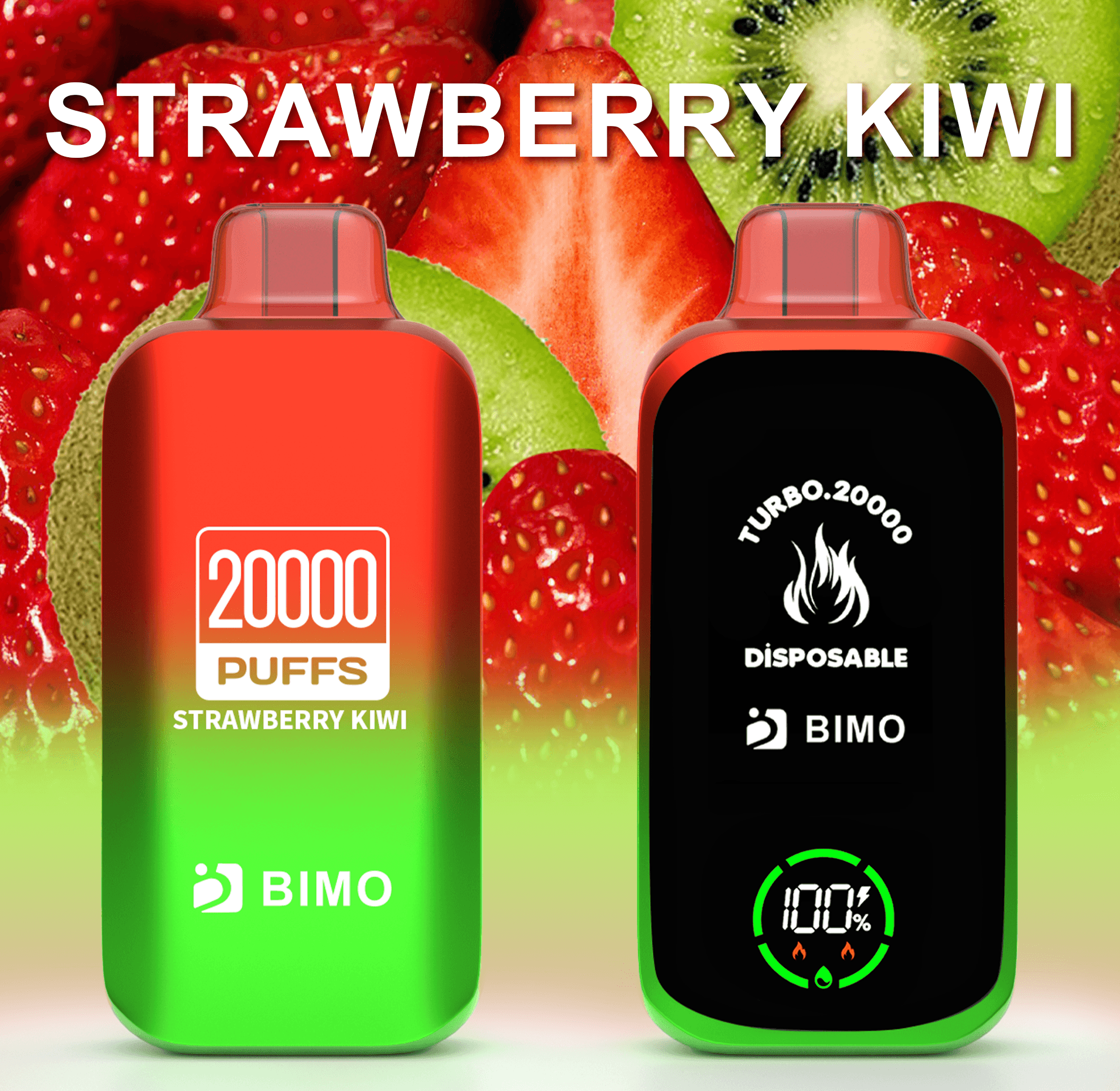 BIMO Turbo 20000 Strawberry Kiwi